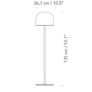 FontanaArte Equatore small floor lamp by Gabriele & Oscar Buratti - Buy now on ShopDecor - Discover the best products by FONTANAARTE design