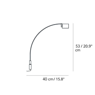 FontanaArte Falena chrome wall lamp by Alvaro Siza - Buy now on ShopDecor - Discover the best products by FONTANAARTE design