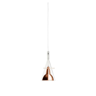 FontanaArte Flûte small LED suspension lamp by Franco Raggi Copper Transparent - Buy now on ShopDecor - Discover the best products by FONTANAARTE design