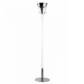 FontanaArte Flûte large transparent-chrome floor lamp - Buy now on ShopDecor - Discover the best products by FONTANAARTE design