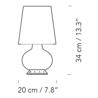 FontanaArte Fontana 1 small table lamp by Max Ingrand - Buy now on ShopDecor - Discover the best products by FONTANAARTE design