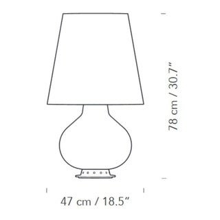 FontanaArte Fontana large white table lamp by Max Ingrand - Buy now on ShopDecor - Discover the best products by FONTANAARTE design