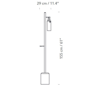 FontanaArte Galerie medium quartz floor lamp by Federico Peri - Buy now on ShopDecor - Discover the best products by FONTANAARTE design