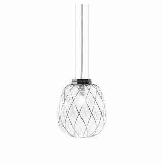 FontanaArte Pinecone medium suspension lamp by Paola Navone Chrome Transparent - Buy now on ShopDecor - Discover the best products by FONTANAARTE design