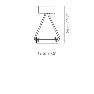 FontanaArte Scintilla 大型吊燈，由 Livio Castiglioni 和 Piero Castiglioni 設計