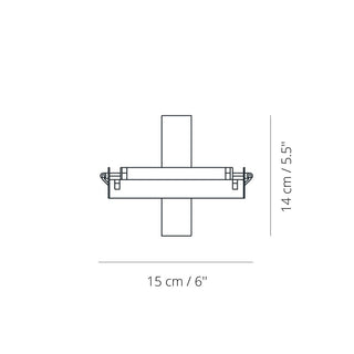 FontanaArte Scintilla medium chrome wall lamp by Livio Castiglioni & Piero Castiglioni - Buy now on ShopDecor - Discover the best products by FONTANAARTE design