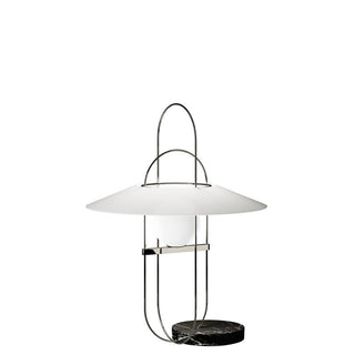 FontanaArte Setareh Glass medium table lamp by Francesco Librizzi White Black - Buy now on ShopDecor - Discover the best products by FONTANAARTE design