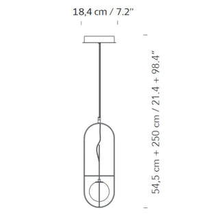 FontanaArte Setareh small LED suspension lamp by Francesco Librizzi - Buy now on ShopDecor - Discover the best products by FONTANAARTE design