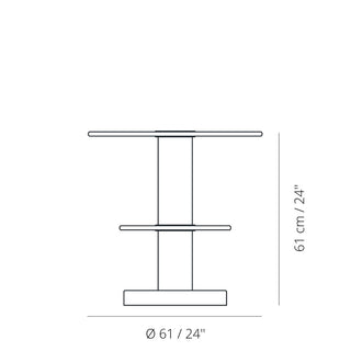 FontanaArte Tavolino 1932 transparent table by Gio Ponti - Buy now on ShopDecor - Discover the best products by FONTANAARTE design