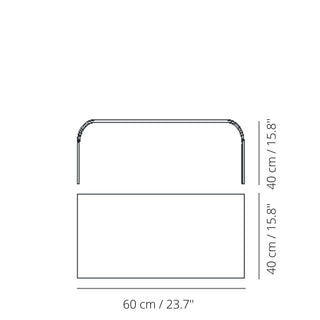 FontanaArte Tavolino Curvo small transparent table - Buy now on ShopDecor - Discover the best products by FONTANAARTE design