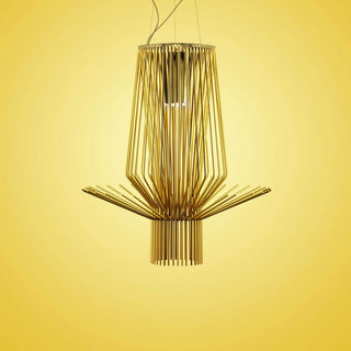 Foscarini Allegretto Assai suspension lamp gold - Buy now on ShopDecor - Discover the best products by FOSCARINI design