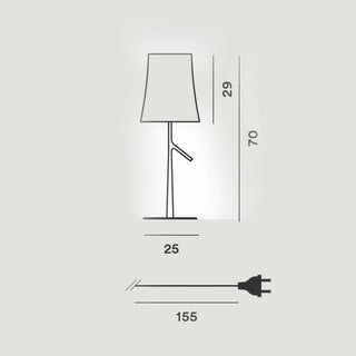 Foscarini Birdie LED Grande table lamp - Buy now on ShopDecor - Discover the best products by FOSCARINI design