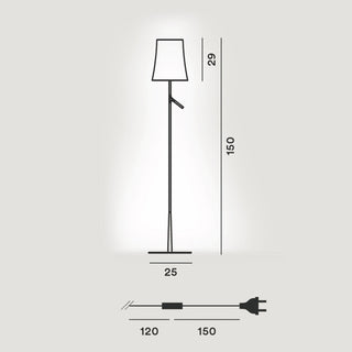 Foscarini Birdie floor/reading lamp - Buy now on ShopDecor - Discover the best products by FOSCARINI design