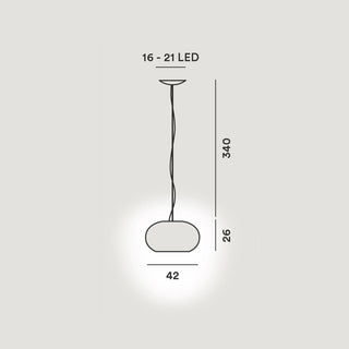 Foscarini Buds 2 dimmable suspension lamp - Buy now on ShopDecor - Discover the best products by FOSCARINI design