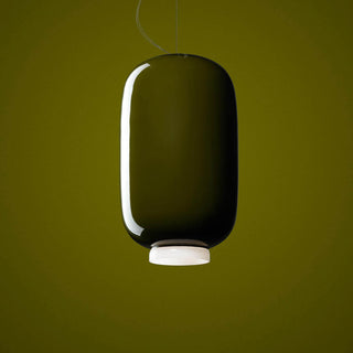 Foscarini Chouchin 2 dimmable suspension lamp green - Buy now on ShopDecor - Discover the best products by FOSCARINI design