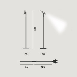 Foscarini Magneto LED floor lamp - Buy now on ShopDecor - Discover the best products by FOSCARINI design