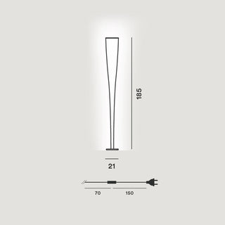 Foscarini Mite LED dimmable floor lamp - Buy now on ShopDecor - Discover the best products by FOSCARINI design