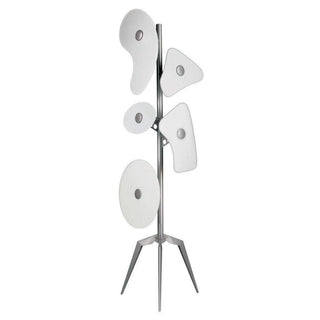 Foscarini Orbital floor lamp white silkscreen-printed glass - Buy now on ShopDecor - Discover the best products by FOSCARINI design