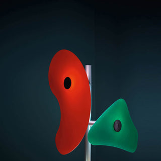 Foscarini Orbital floor lamp multicolor silkscreen-printed glass - Buy now on ShopDecor - Discover the best products by FOSCARINI design