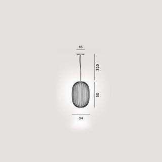 Foscarini Plass Media E27 suspension lamp - Buy now on ShopDecor - Discover the best products by FOSCARINI design