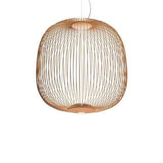 Foscarini Spokes 2 Large dimmable suspension lamp Foscarini Copper 80 - Buy now on ShopDecor - Discover the best products by FOSCARINI design