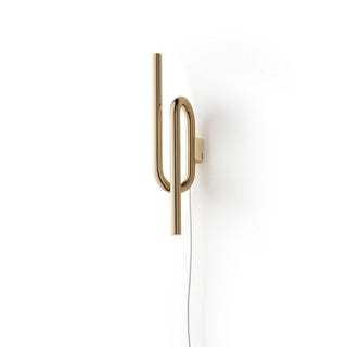 Foscarini Tobia wall lamp with plug LED Foscarini Gold 71 - Buy now on ShopDecor - Discover the best products by FOSCARINI design