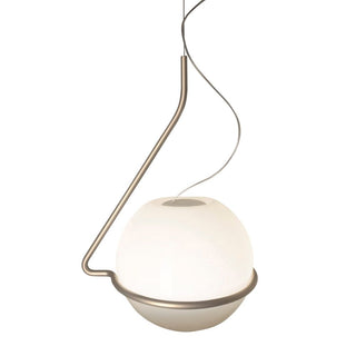 Foscarini Tonda suspension lamp 32x39 cm. Titanium - Buy now on ShopDecor - Discover the best products by FOSCARINI design