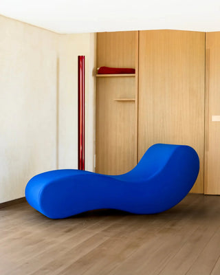 Gufram Alvar chaise longue in polyurethane upholstered with fabric - Buy now on ShopDecor - Discover the best products by GUFRAM design