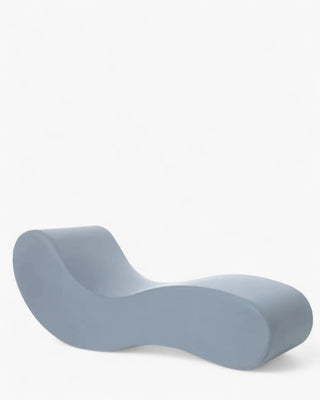 Gufram Alvar chaise longue in polyurethane upholstered with fabric Grey - Buy now on ShopDecor - Discover the best products by GUFRAM design