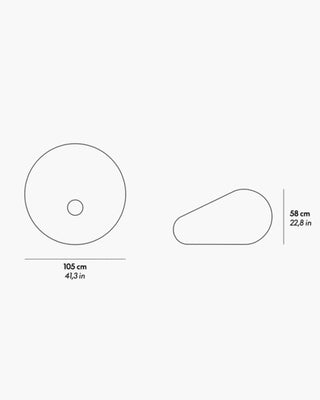 Gufram Detecma seat in polyurethane upholstered with fabric - Buy now on ShopDecor - Discover the best products by GUFRAM design