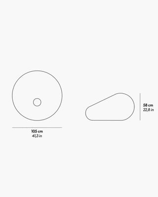 Gufram Detecma seat in polyurethane upholstered with fabric - Buy now on ShopDecor - Discover the best products by GUFRAM design