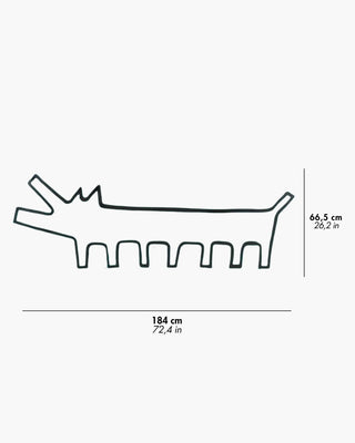 Gufram Green Dog soft seat in polyurethane - Buy now on ShopDecor - Discover the best products by GUFRAM design