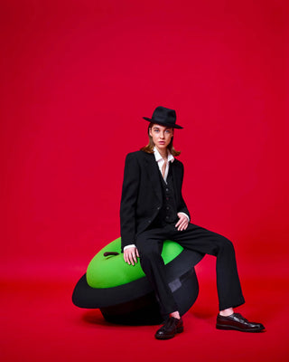 Gufram MAgriTTA seat in polyurethane upholstered with bouclé wool - Buy now on ShopDecor - Discover the best products by GUFRAM design