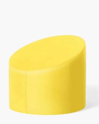Gufram Mozza seat in polyurethane upholstered with fabric Yellow - Buy now on ShopDecor - Discover the best products by GUFRAM design