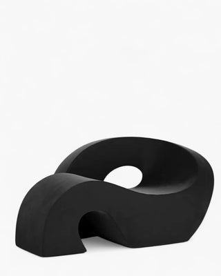 Gufram Sess seat in polyurethane upholstered with fabric Black - Buy now on ShopDecor - Discover the best products by GUFRAM design