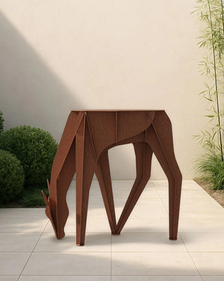 Ibride Diane doe console corten steel - Buy now on ShopDecor - Discover the best products by IBRIDE design