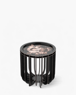 Ibride Extra-Muros Medusa Outdoor coffee table with Lévitation Rose tray diam. 39cm - diam. 15.35 In - Buy now on ShopDecor - Discover the best products by IBRIDE design