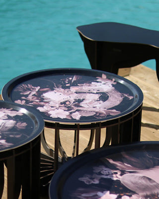 Ibride Extra-Muros Medusa Outdoor coffee table with Lévitation Rose tray - Buy now on ShopDecor - Discover the best products by IBRIDE design