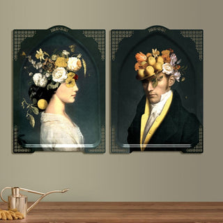 Ibride Galerie de Portraits Abel tray/picture 45x62.5 cm. - Buy now on ShopDecor - Discover the best products by IBRIDE design