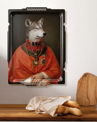 Ibride Galerie de Portraits Le Loup tray/picture 46x61 cm - 18x24 in - Buy now on ShopDecor - Discover the best products by IBRIDE design