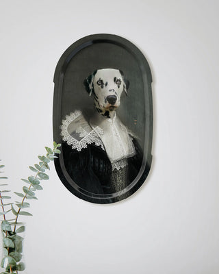 Ibride Galerie de Portraits Bianca/Sapho oval tray/picture 34x57 cm - 13x22 in - Buy now on ShopDecor - Discover the best products by IBRIDE design