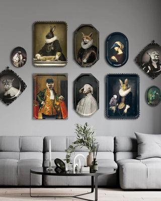 Ibride Galerie de Portraits Zhao/Tassi tray/picture 46x61 cm - 18x24 in - Buy now on ShopDecor - Discover the best products by IBRIDE design