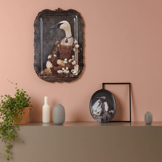 Ibride Galerie de Portraits The Lovebirds tray/picture 20x29 cm. - Buy now on ShopDecor - Discover the best products by IBRIDE design