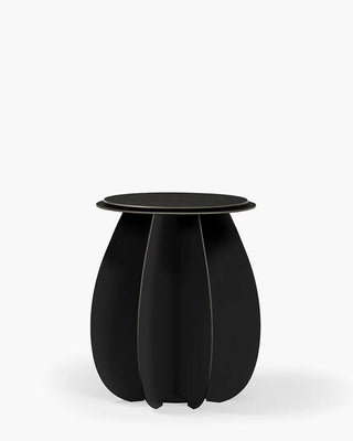 Ibride Gardenia Cholla stool Ibride Brushed black 45 cm - 17.72 in - Buy now on ShopDecor - Discover the best products by IBRIDE design