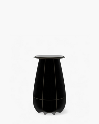 Ibride Gardenia Cholla stool Ibride Brushed black 70 cm - 27.55 in - Buy now on ShopDecor - Discover the best products by IBRIDE design