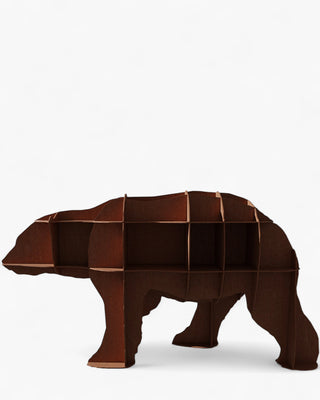 Ibride Junior bear bookcase corten steel - Buy now on ShopDecor - Discover the best products by IBRIDE design