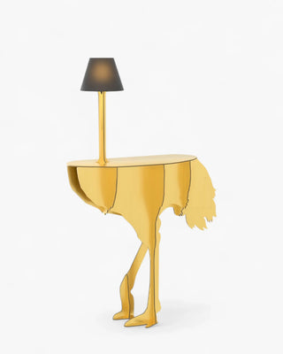 Ibride Mobilier de Compagnie Diva Lucia wall console with integrated lamp Gold - Buy now on ShopDecor - Discover the best products by IBRIDE design