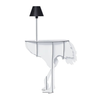 Ibride Mobilier de Compagnie Diva Lucia wall console with integrated lamp Ibride Glossy white - Buy now on ShopDecor - Discover the best products by IBRIDE design