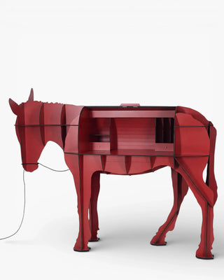 Ibride Mobilier de Compagnie Maturin desk with drawers Ibride Matt red - Buy now on ShopDecor - Discover the best products by IBRIDE design