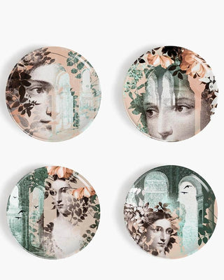 Ibride Porcelaine set 4 dinner plates diam. 21 cm - 8.26 in Alhambra - Buy now on ShopDecor - Discover the best products by IBRIDE design